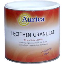 Dose mit Lecithin-Granulat aus Soja, glutenfrei und vegan.
